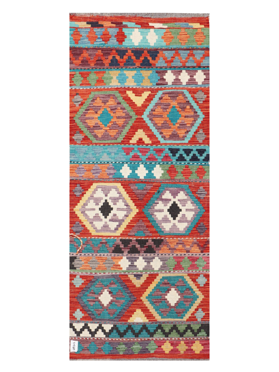 Maimana Kilim Runner - 191 x 77 cm