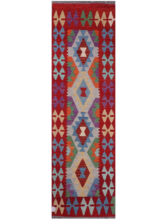 Maimana Kilim Runner - 286 x 85 cm